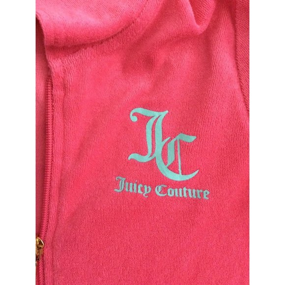 NWT, Juicy Couture, Girls Size 10, Black Label Terry Hoodie, Orig Msrp $78.50 - Picture 7 of 7